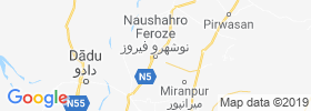 Naushahro Firoz map